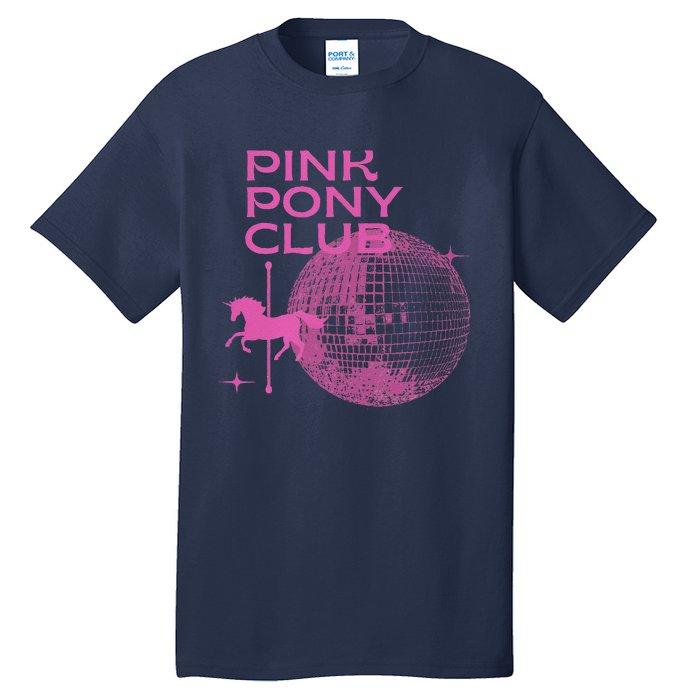 Retro Funny IM Gonna Keep On Dancing Pink Pony Clubs Disco Tall T-Shirt