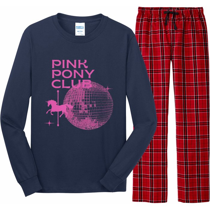 Retro Funny IM Gonna Keep On Dancing Pink Pony Clubs Disco Long Sleeve Pajama Set