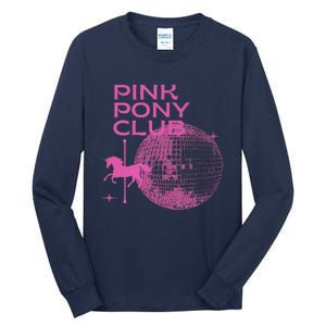 Retro Funny IM Gonna Keep On Dancing Pink Pony Clubs Disco Tall Long Sleeve T-Shirt