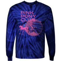 Retro Funny IM Gonna Keep On Dancing Pink Pony Clubs Disco Tie-Dye Long Sleeve Shirt