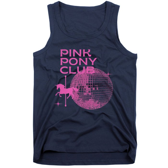 Retro Funny IM Gonna Keep On Dancing Pink Pony Clubs Disco Tank Top