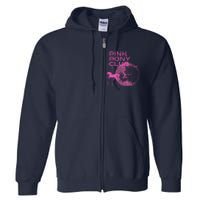 Retro Funny IM Gonna Keep On Dancing Pink Pony Clubs Disco Full Zip Hoodie