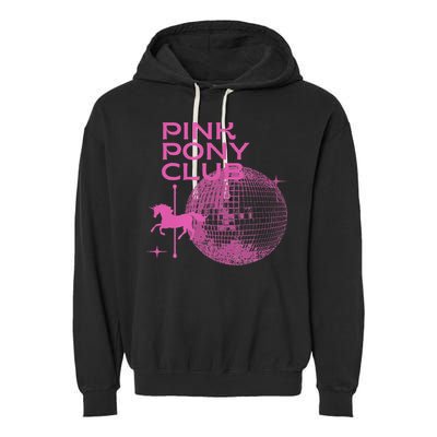 Retro Funny IM Gonna Keep On Dancing Pink Pony Clubs Disco Garment-Dyed Fleece Hoodie