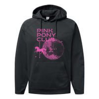 Retro Funny IM Gonna Keep On Dancing Pink Pony Clubs Disco Performance Fleece Hoodie