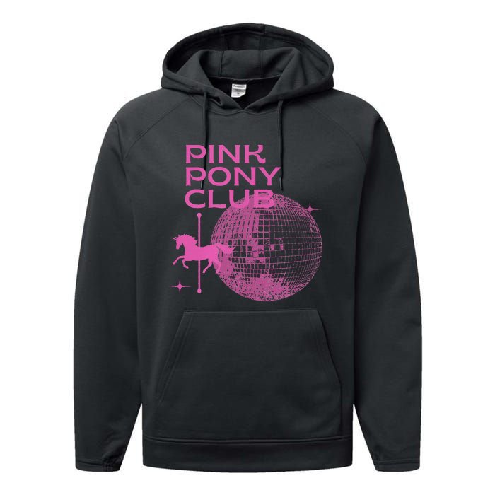 Retro Funny IM Gonna Keep On Dancing Pink Pony Clubs Disco Performance Fleece Hoodie