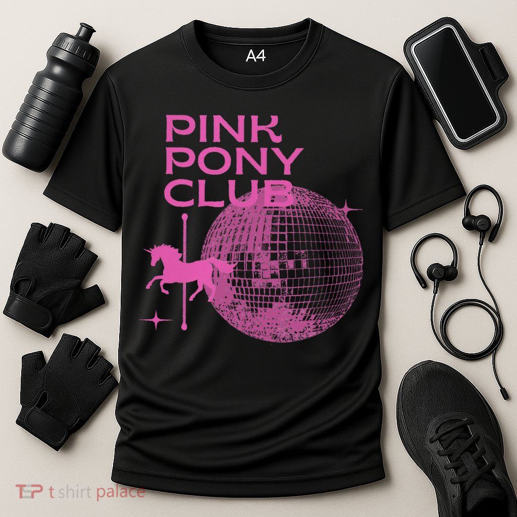 Retro Funny IM Gonna Keep On Dancing Pink Pony Clubs Disco Performance Shirt