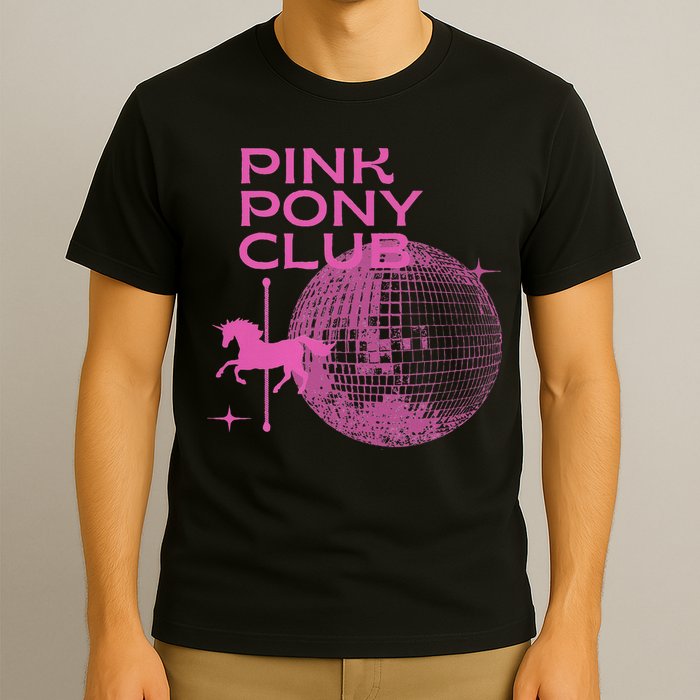 Retro Funny IM Gonna Keep On Dancing Pink Pony Clubs Disco T-Shirt