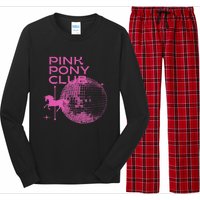 Retro Funny IM Gonna Keep On Dancing Pink Pony Clubs Disco Long Sleeve Pajama Set