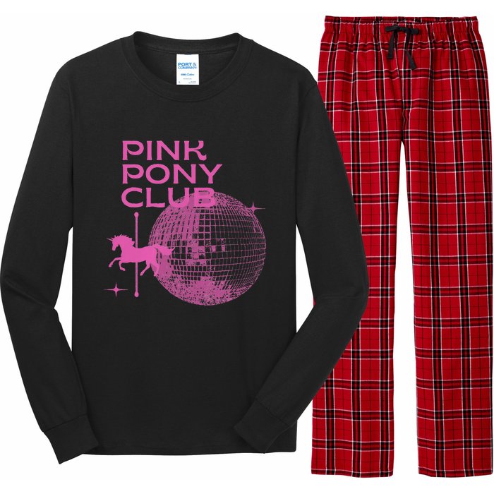 Retro Funny IM Gonna Keep On Dancing Pink Pony Clubs Disco Long Sleeve Pajama Set