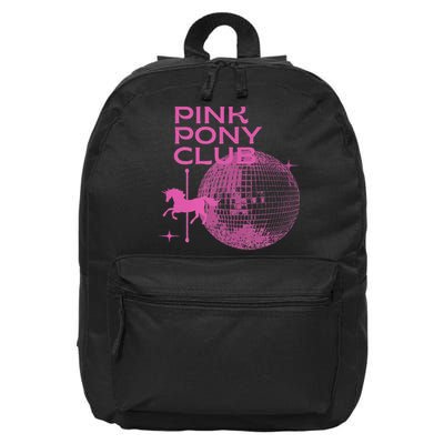 Retro Funny IM Gonna Keep On Dancing Pink Pony Clubs Disco 16 in Basic Backpack