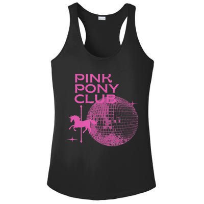 Retro Funny IM Gonna Keep On Dancing Pink Pony Clubs Disco Ladies PosiCharge Competitor Racerback Tank