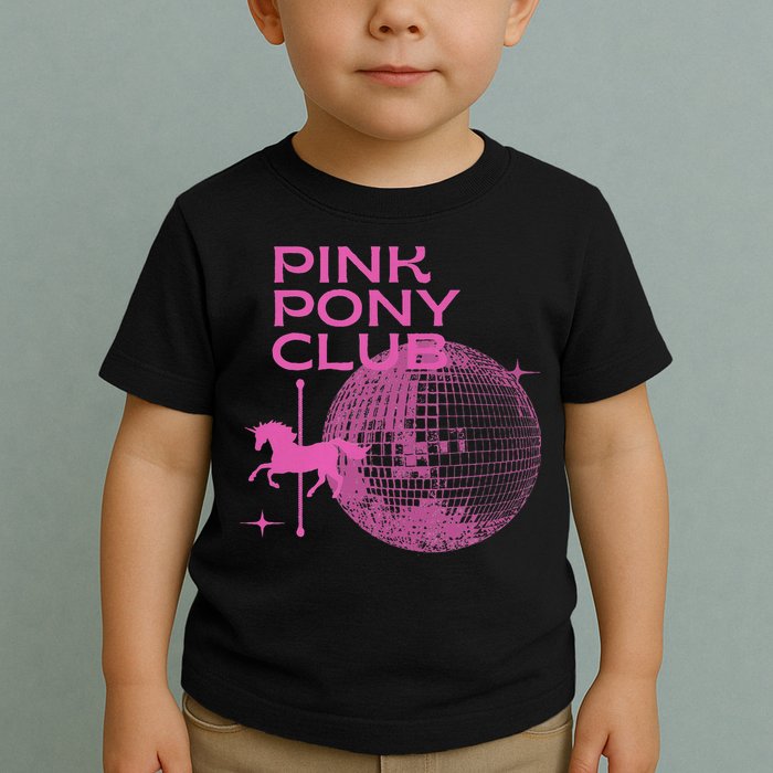 Retro Funny IM Gonna Keep On Dancing Pink Pony Clubs Disco Toddler T-Shirt