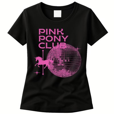 Retro Funny IM Gonna Keep On Dancing Pink Pony Clubs Disco Womens T-Shirt