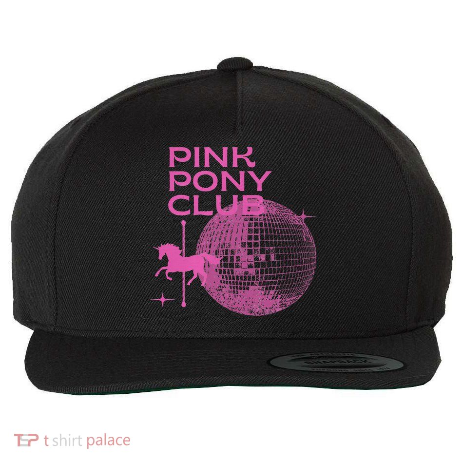 Retro Funny IM Gonna Keep On Dancing Pink Pony Clubs Disco Wool Snapback Cap
