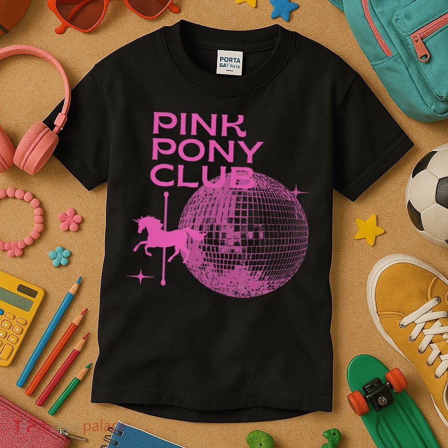 Retro Funny IM Gonna Keep On Dancing Pink Pony Clubs Disco Kids T-Shirt
