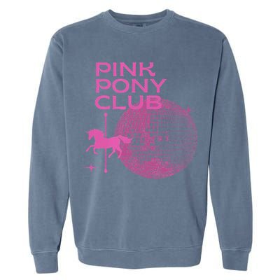 Retro Funny IM Gonna Keep On Dancing Pink Pony Clubs Disco Garment-Dyed Sweatshirt