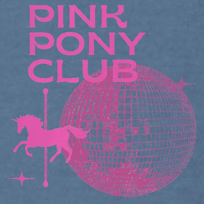 Retro Funny IM Gonna Keep On Dancing Pink Pony Clubs Disco Garment-Dyed Sweatshirt