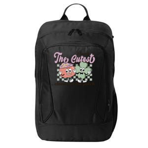 Retro Funny I Teach The Cutest Clovers In The Patch St Patricks Day City Backpack