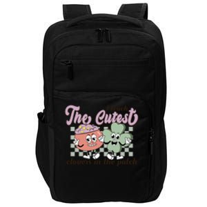 Retro Funny I Teach The Cutest Clovers In The Patch St Patricks Day Impact Tech Backpack