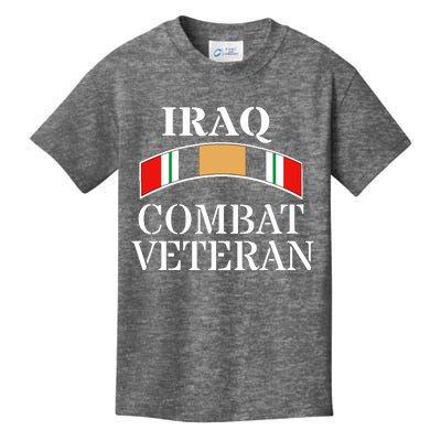 Red Friday Iraqi War Service Ribbon Iraq War Veteran Kids T-Shirt