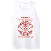 Retired Firefighter I Survived Because The Fire Inside Me PosiCharge Competitor Tank
