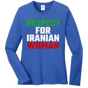 Respect For Iranian Great Gift Ladies Long Sleeve Shirt