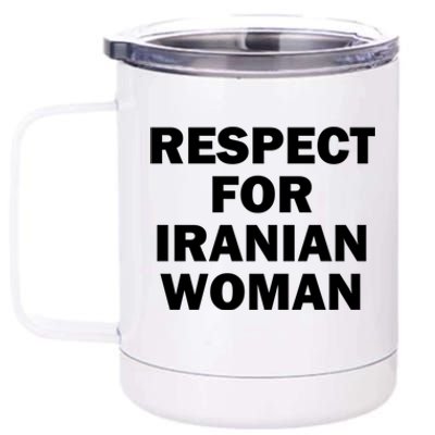 Respect For Iranian Gift 12 oz Stainless Steel Tumbler Cup