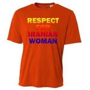 Respect For Iranian Cool Gift Cooling Performance Crew T-Shirt