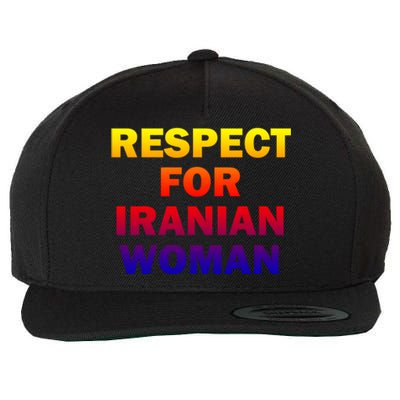 Respect For Iranian Cool Gift Wool Snapback Cap