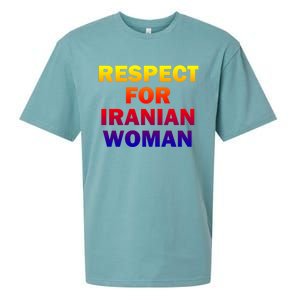 Respect For Iranian Cool Gift Sueded Cloud Jersey T-Shirt