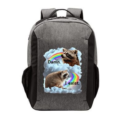 Raccoon Funny I Exist Depression Meme Dark Mental Health Vector Backpack