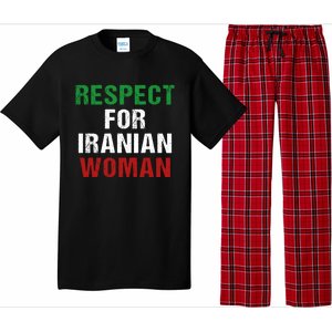 Respect For Iranian 'S Rights Activist Iran Flag Gift Pajama Set