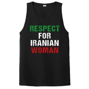 Respect For Iranian 'S Rights Activist Iran Flag Gift PosiCharge Competitor Tank