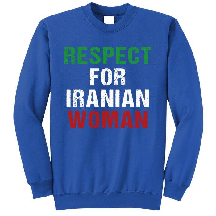 Respect For Iranian 'S Rights Activist Iran Flag Gift Sweatshirt