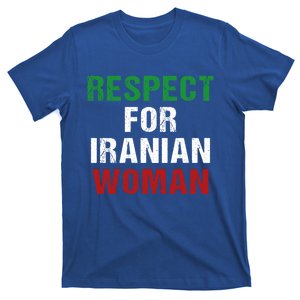 Respect For Iranian 'S Rights Activist Iran Flag Gift T-Shirt