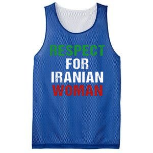 Respect For Iranian 'S Rights Activist Iran Flag Gift Mesh Reversible Basketball Jersey Tank