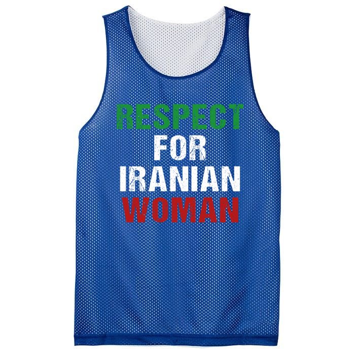 Respect For Iranian 'S Rights Activist Iran Flag Gift Mesh Reversible Basketball Jersey Tank