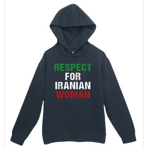 Respect For Iranian 'S Rights Activist Iran Flag Gift Urban Pullover Hoodie