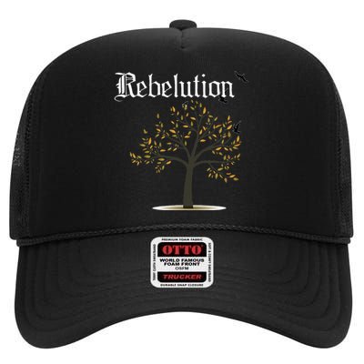 Rebelution Falling Into Place High Crown Mesh Back Trucker Hat