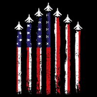 Retro Fighter Jet Airplane Usa Flag 4th Of July Visor