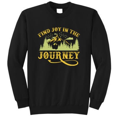 Retro Find Joy In The Journey Camping For Camper Gift Sweatshirt