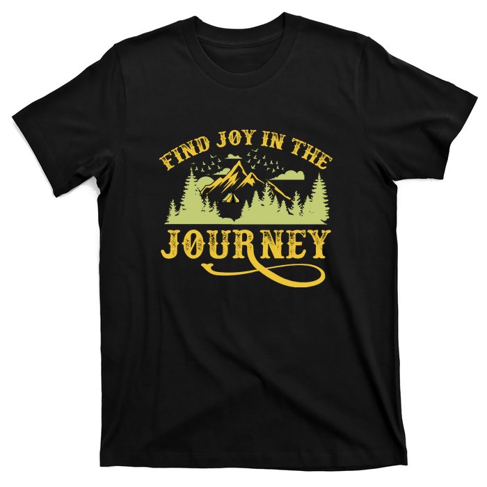 Retro Find Joy In The Journey Camping For Camper Gift T-Shirt