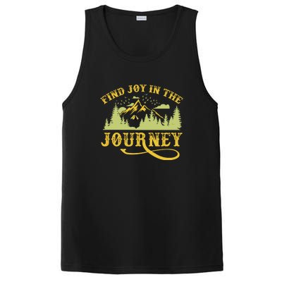 Retro Find Joy In The Journey Camping For Camper Gift PosiCharge Competitor Tank