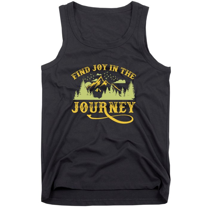 Retro Find Joy In The Journey Camping For Camper Gift Tank Top