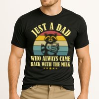 Racoon Father Just A Dad Who Always Came Back With The Milk  Cooling Performance Crew T-Shirt