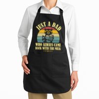 Racoon Father Just A Dad Who Always Came Back With The Milk  Apron
