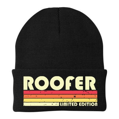 ROOFER Funny Job Title Profession Birthday Worker Idea Beanie