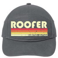 ROOFER Funny Job Title Profession Birthday Worker Idea 7-Panel Snapback Hat