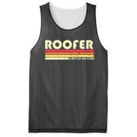 ROOFER Funny Job Title Profession Birthday Worker Idea Mesh Reversible Basketball Jersey Tank