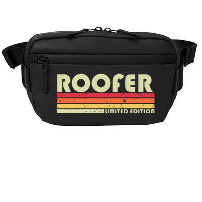 ROOFER Funny Job Title Profession Birthday Worker Idea Crossbody Pack